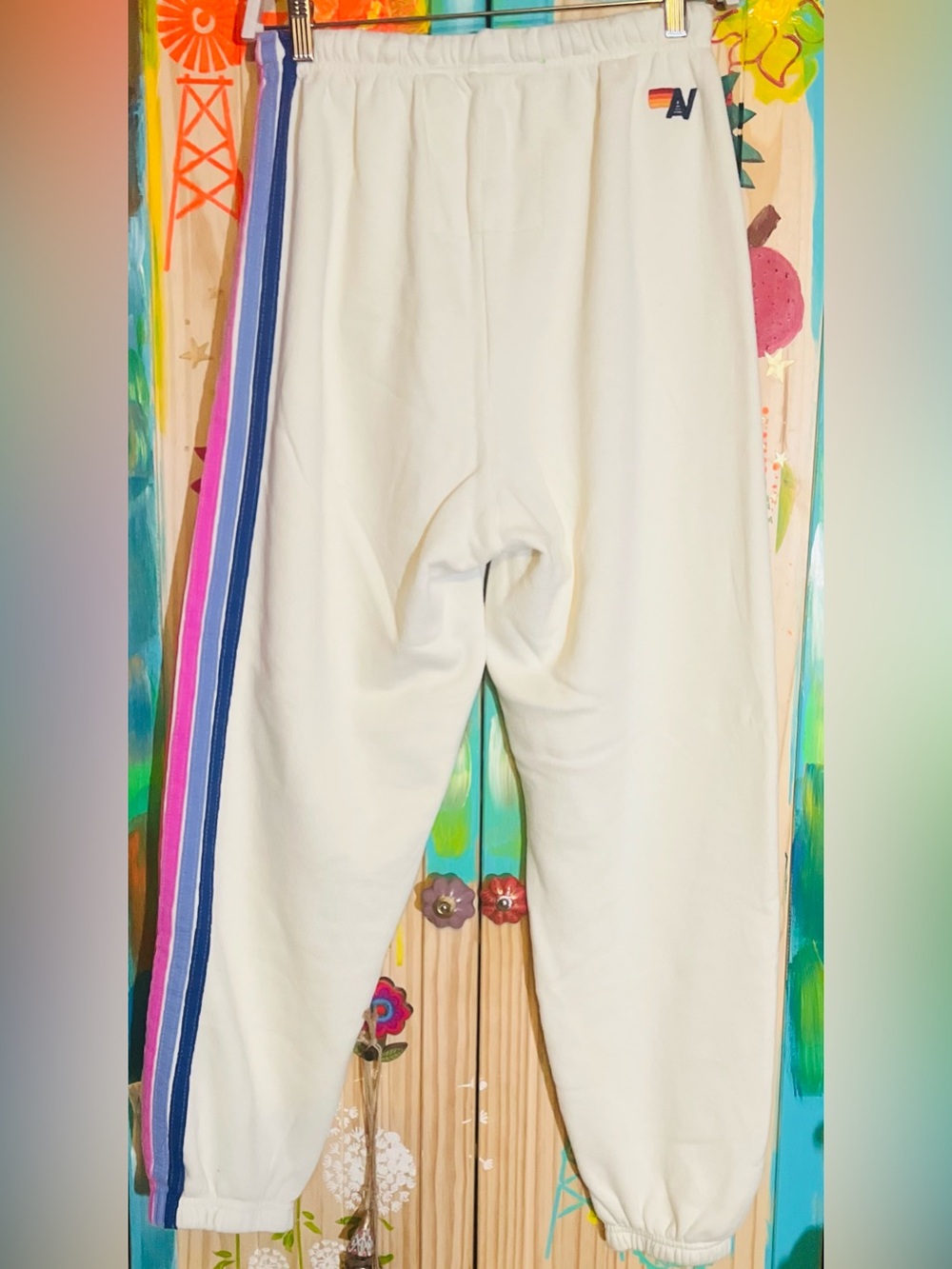 Aviator Nation x Peloton Collab Sweatpants Joggers 🏃♀️🌈 - Picture 2 of 5